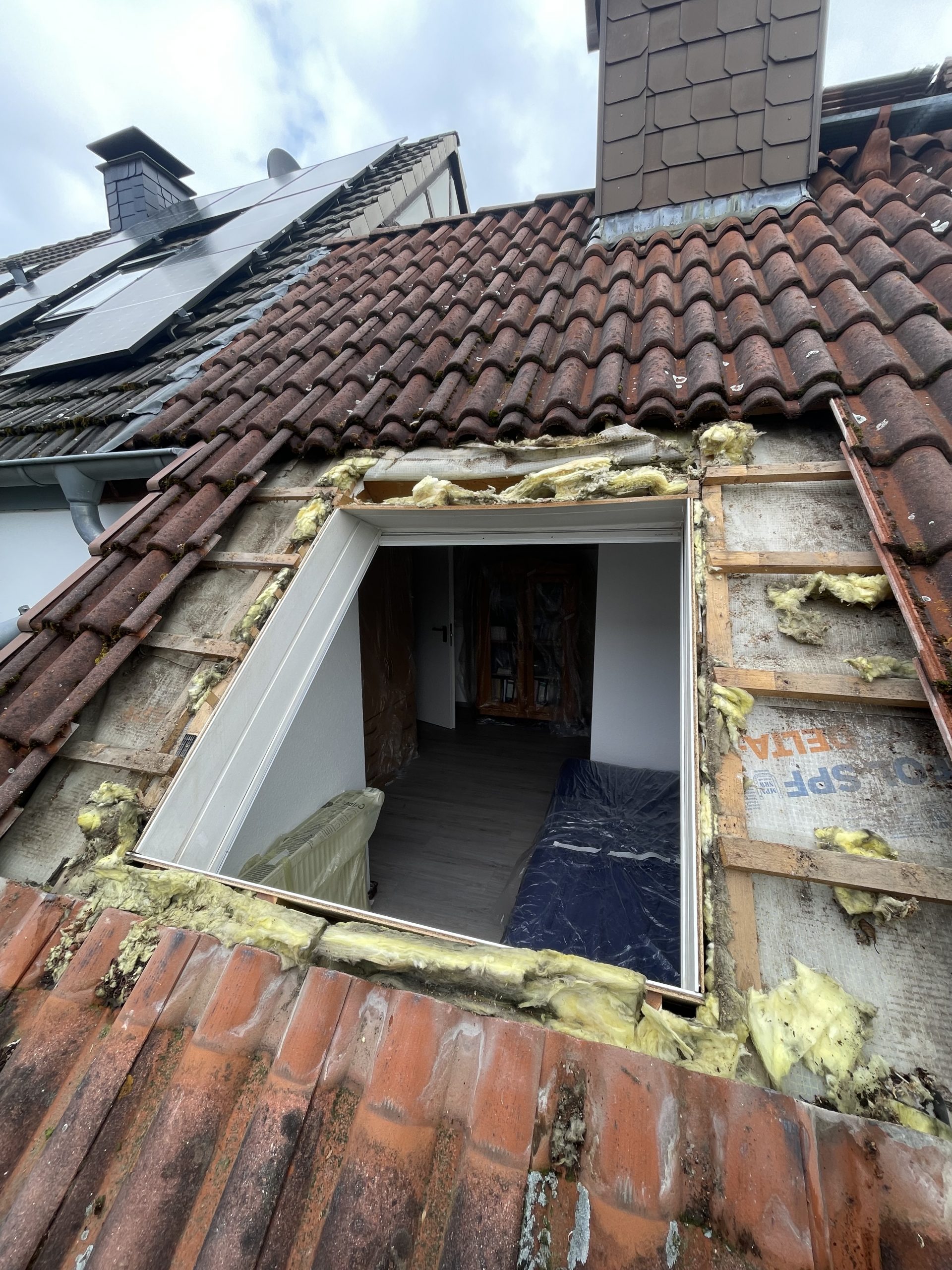 Demontage und Montage Velux Fenster
